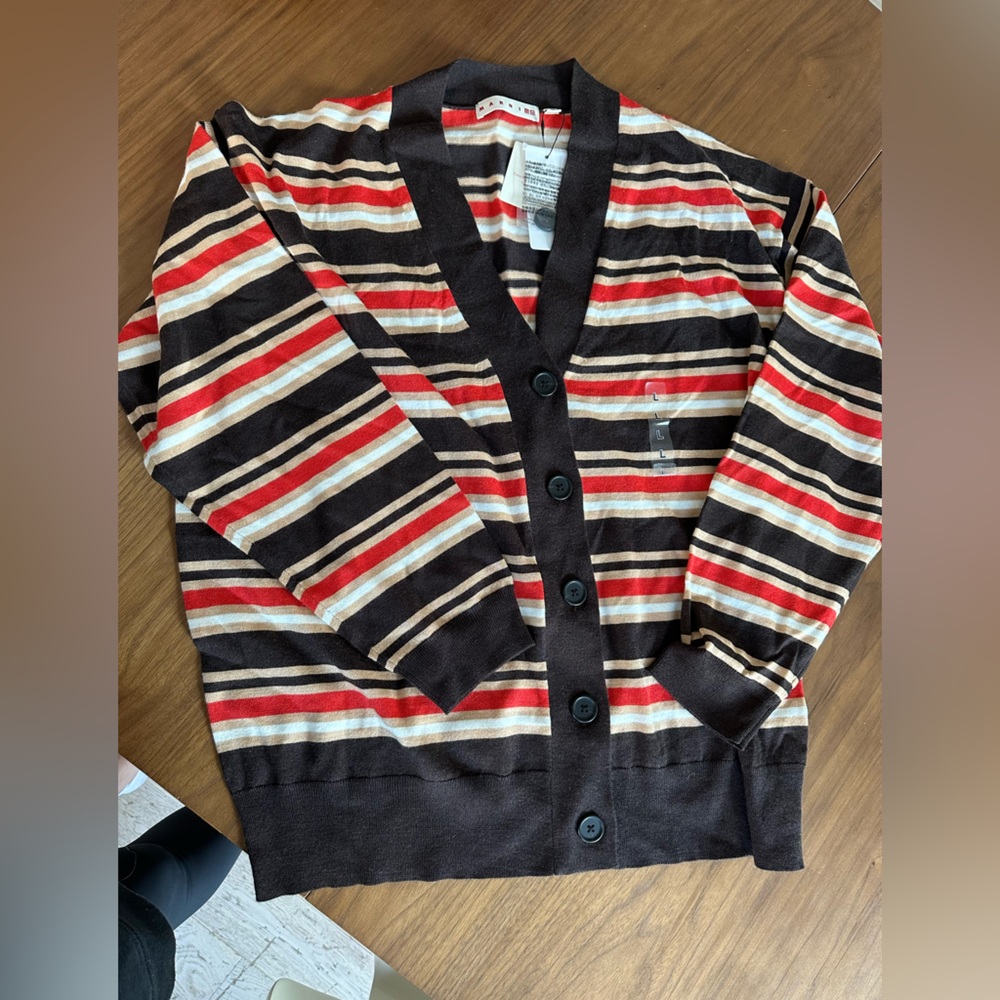 NWT Marni x Uniqlo striped cardigan